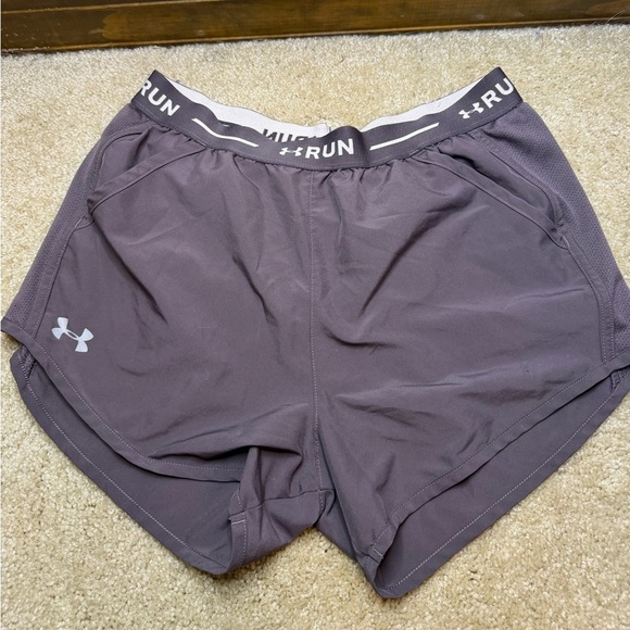 Under Armour Pants - Under Armour Women's Athletic Shorts dark purple